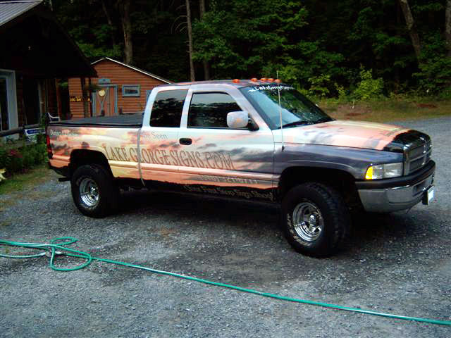 Lake George Signs Truck Wrap